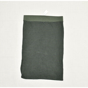 NEW Gap Straight Skirt Pull On Striped Side Slit Modal Multicolor Size M